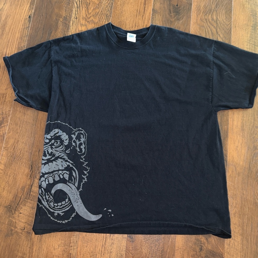 Gas Monkey Gildan Black Men's Tee with Graphic Design